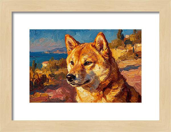 Shiba Inu By The Mediterranean