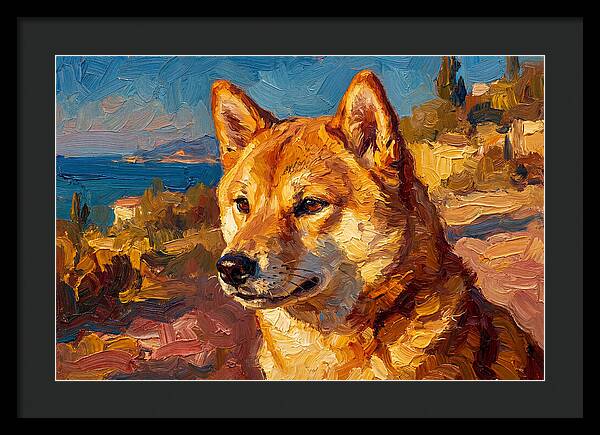 Shiba Inu By The Mediterranean