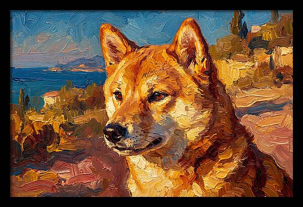 Shiba Inu By The Mediterranean
