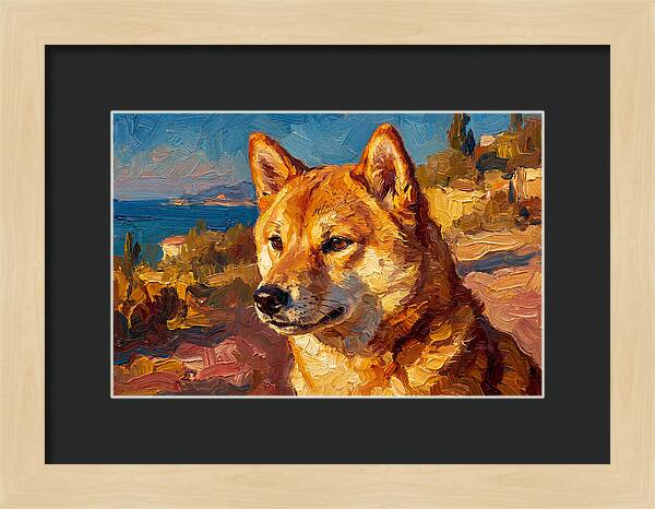Shiba Inu By The Mediterranean
