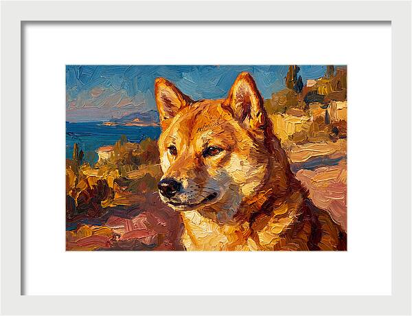 Shiba Inu By The Mediterranean