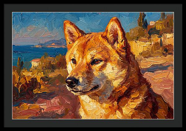 Shiba Inu By The Mediterranean