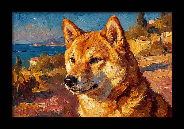 Shiba Inu By The Mediterranean