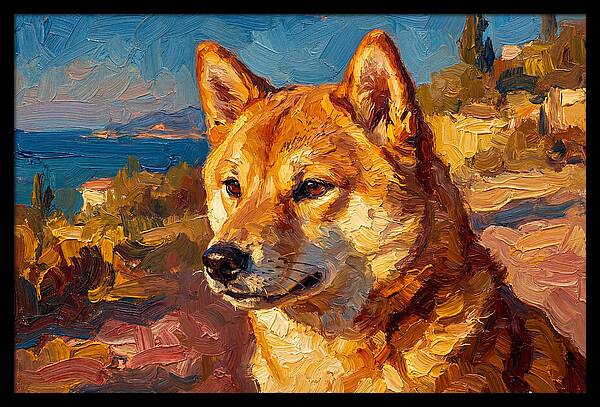 Shiba Inu By The Mediterranean