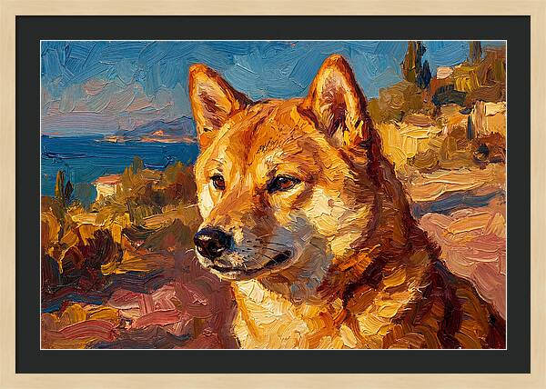 Shiba Inu By The Mediterranean