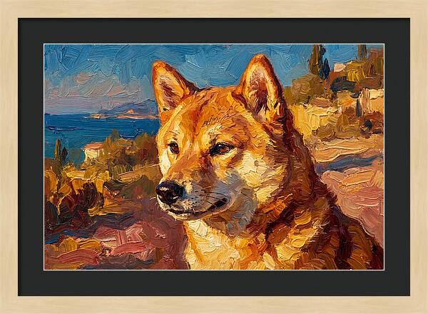 Shiba Inu By The Mediterranean
