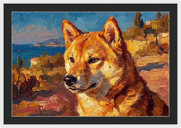 Shiba Inu By The Mediterranean