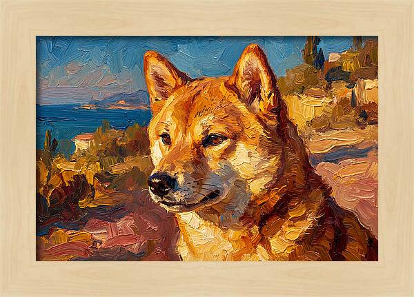 Shiba Inu By The Mediterranean