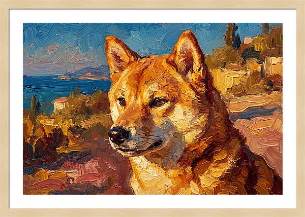 Shiba Inu By The Mediterranean