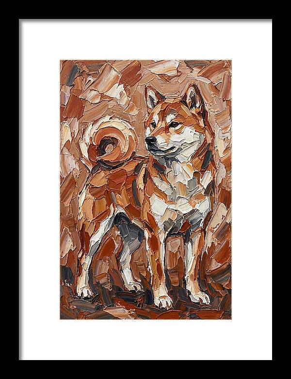 Shiba Inu In Earthy Tones