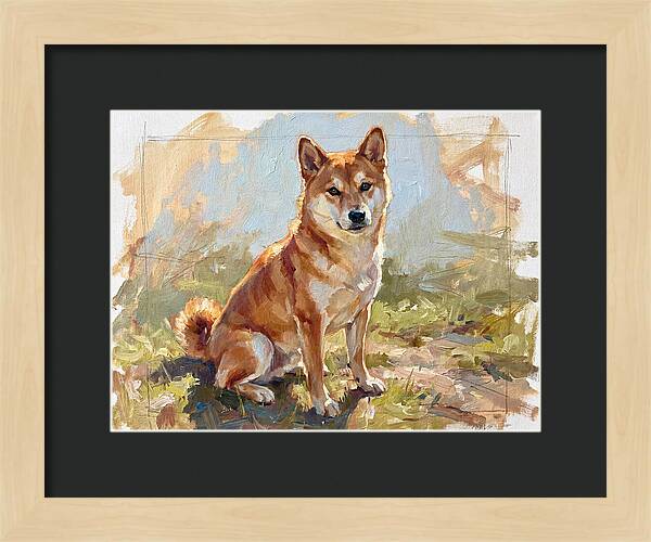 Shiba Inu In Natural Light
