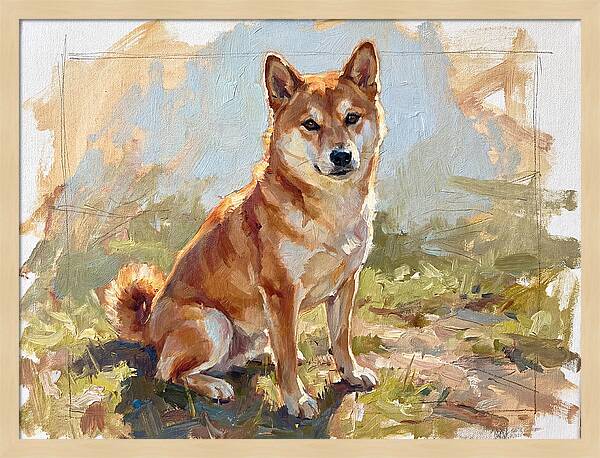 Shiba Inu In Natural Light
