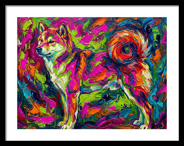 Shiba Inu In Vibrant Colors