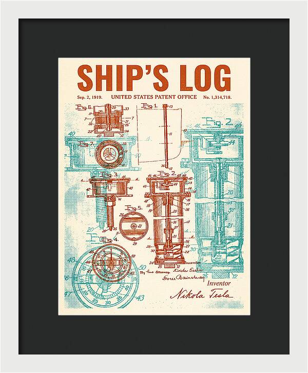 Ship's Log Tesla Retro Patent Us1314718