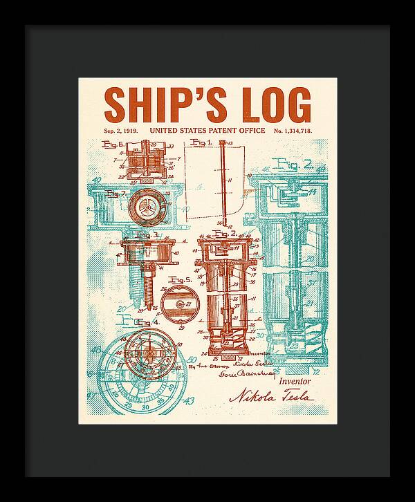 Ship's Log Tesla Retro Patent Us1314718