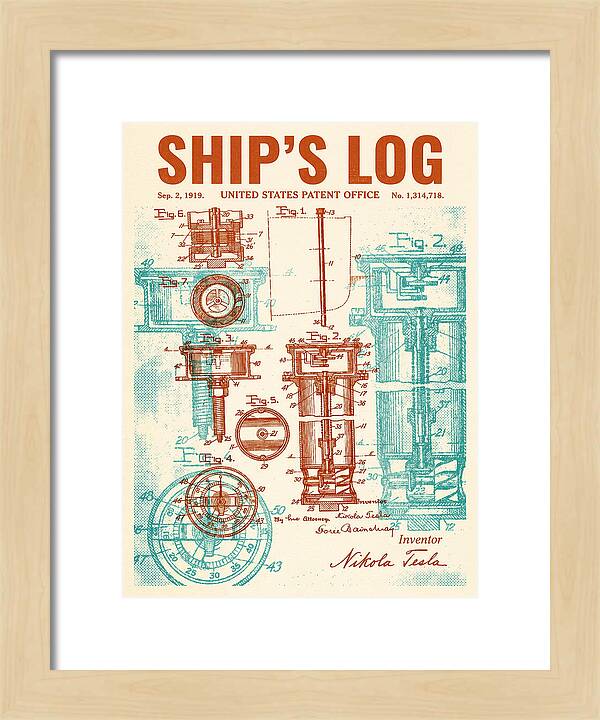 Ship's Log Tesla Retro Patent Us1314718