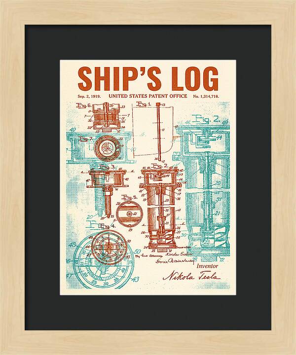 Ship's Log Tesla Retro Patent Us1314718