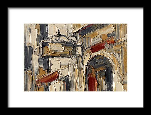 Shop Sign In Palette Knife Style