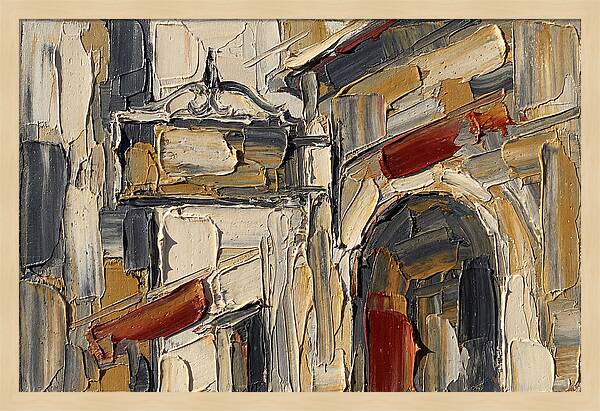 Shop Sign In Palette Knife Style