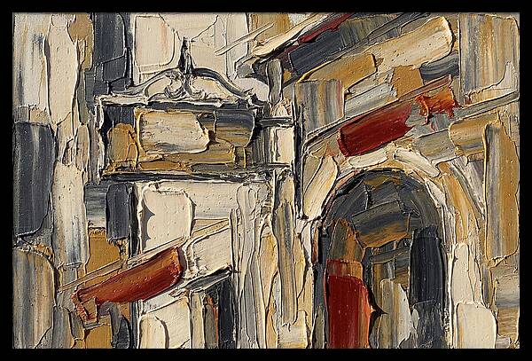 Shop Sign In Palette Knife Style