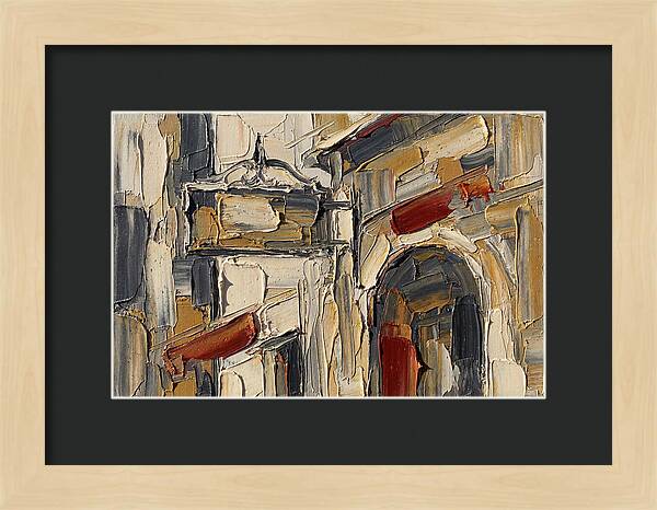 Shop Sign In Palette Knife Style