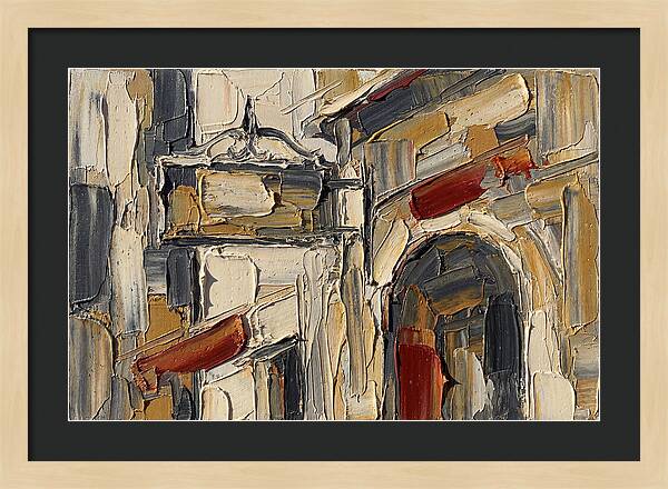 Shop Sign In Palette Knife Style