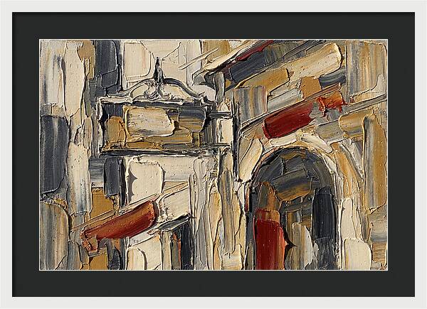 Shop Sign In Palette Knife Style