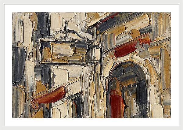 Shop Sign In Palette Knife Style