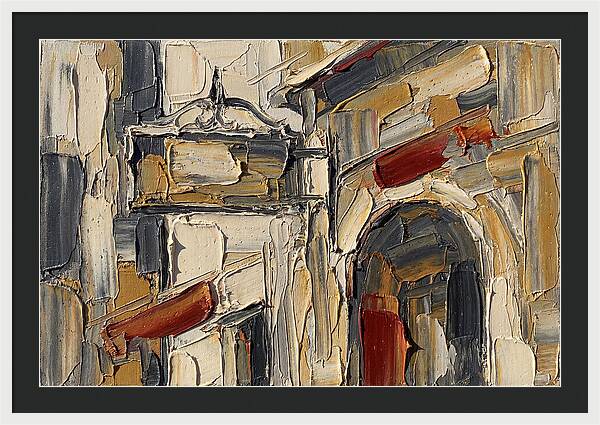 Shop Sign In Palette Knife Style
