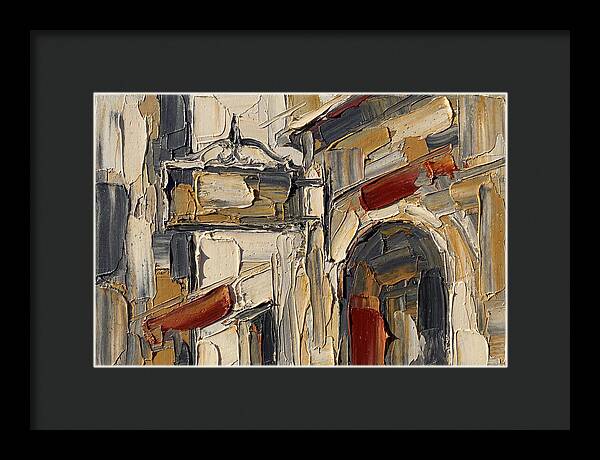 Shop Sign In Palette Knife Style