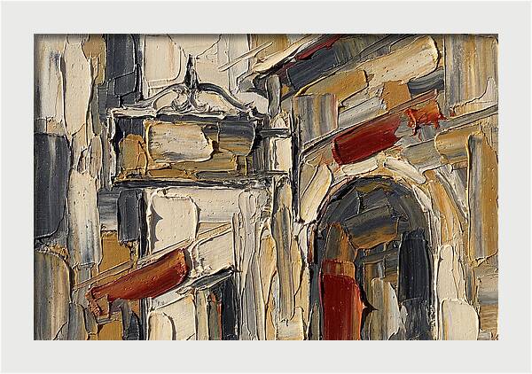 Shop Sign In Palette Knife Style