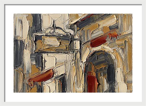 Shop Sign In Palette Knife Style