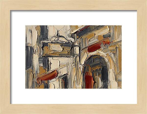 Shop Sign In Palette Knife Style