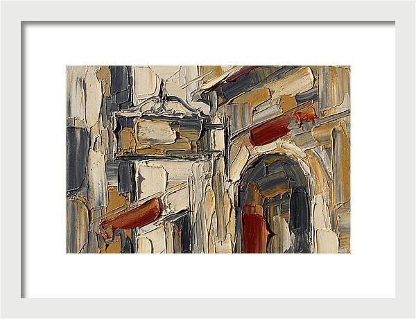 Shop Sign In Palette Knife Style