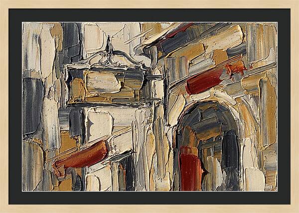 Shop Sign In Palette Knife Style