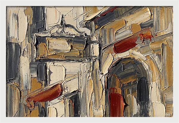 Shop Sign In Palette Knife Style