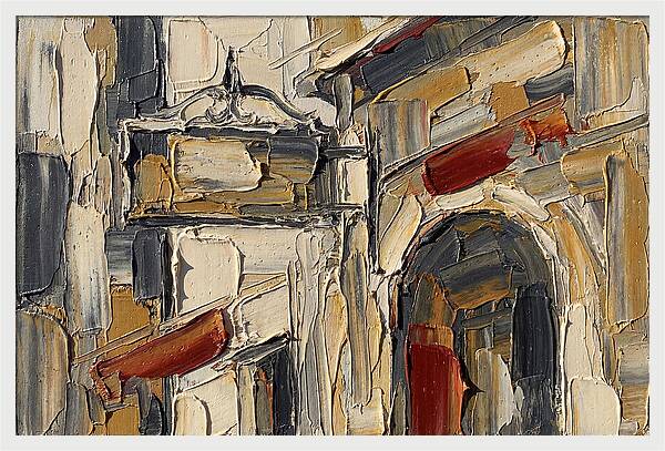 Shop Sign In Palette Knife Style