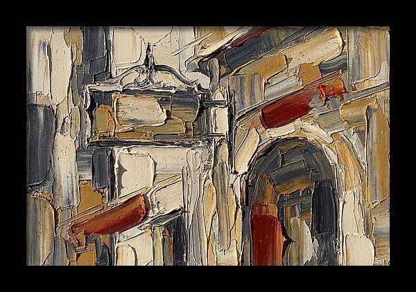 Shop Sign In Palette Knife Style