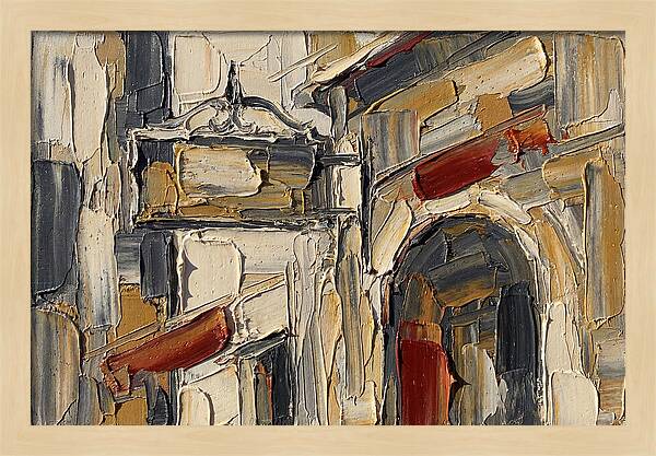 Shop Sign In Palette Knife Style