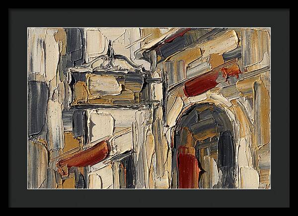 Shop Sign In Palette Knife Style