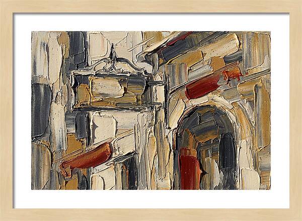 Shop Sign In Palette Knife Style