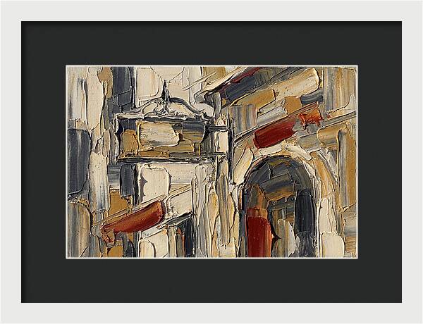 Shop Sign In Palette Knife Style