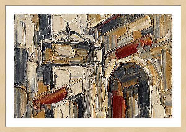 Shop Sign In Palette Knife Style