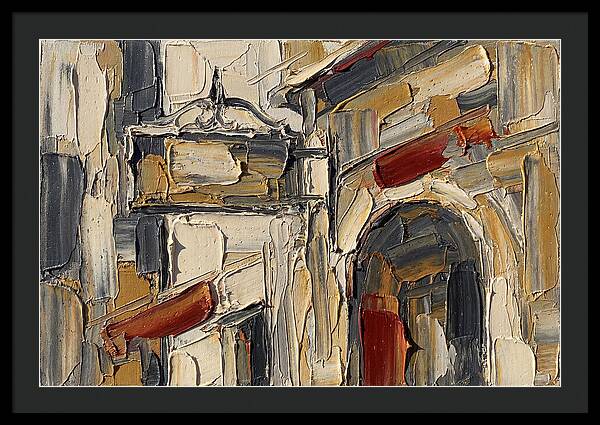 Shop Sign In Palette Knife Style
