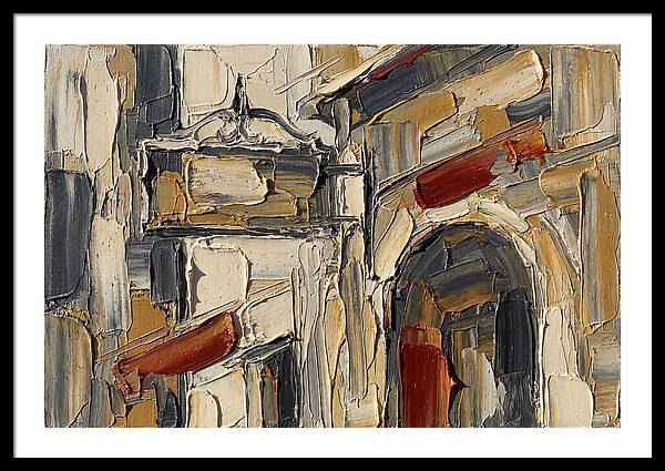 Shop Sign In Palette Knife Style