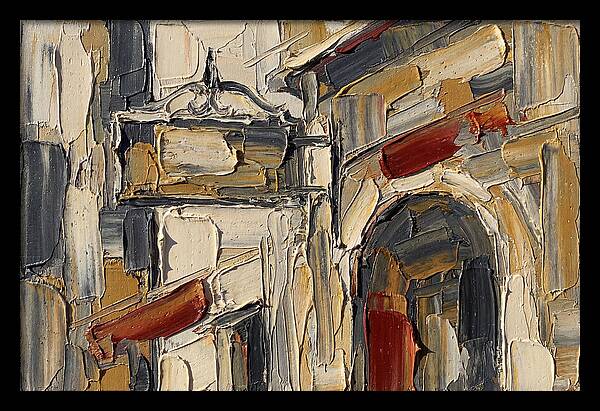 Shop Sign In Palette Knife Style