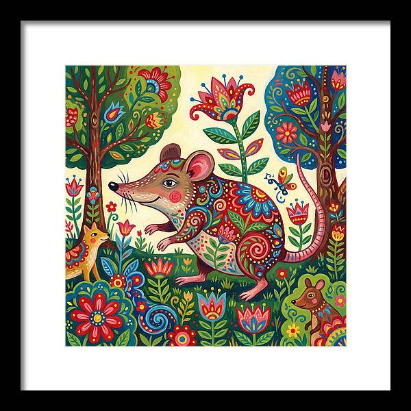 Shrew Folk In A Colorful Forest