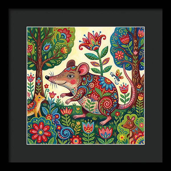 Shrew Folk In A Colorful Forest