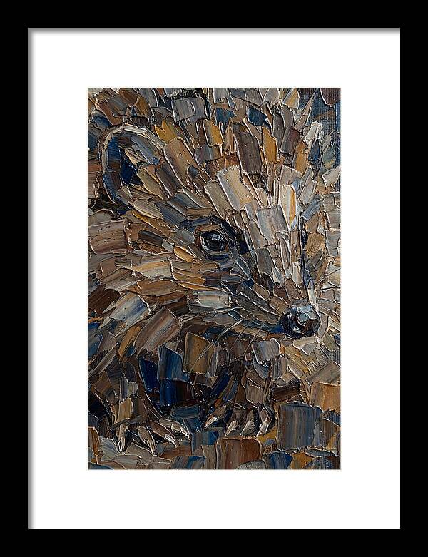 Shrew In Palette Knife Style