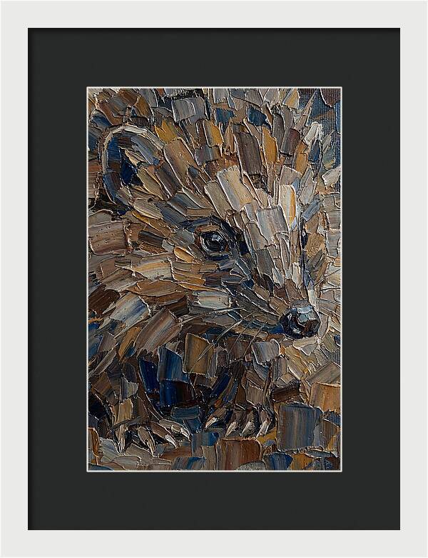 Shrew In Palette Knife Style